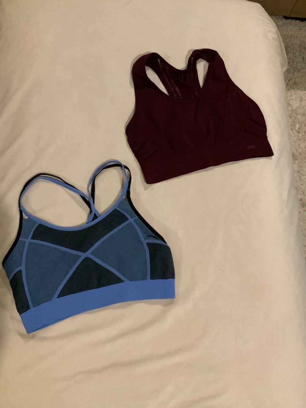 Champion C9 Blue Marika Maroon M Sports bras Sporty Active Gym Tennis Golf